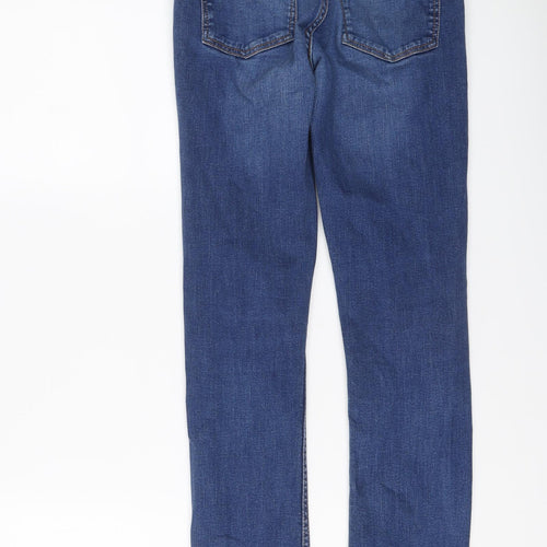 NEXT Boys Blue Cotton Skinny Jeans Size 14 Years Regular Button