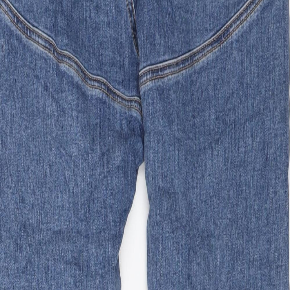 ASOS Womens Blue Cotton Skinny Jeans Size 30 in L32 in Regular Button