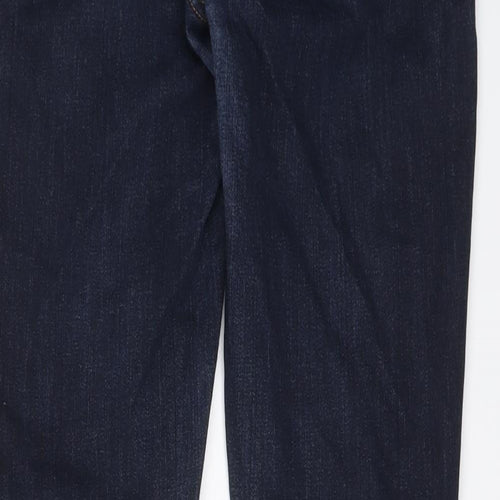 Gap Womens Blue Cotton Skinny Jeans Size 28 in L28 in Regular Button