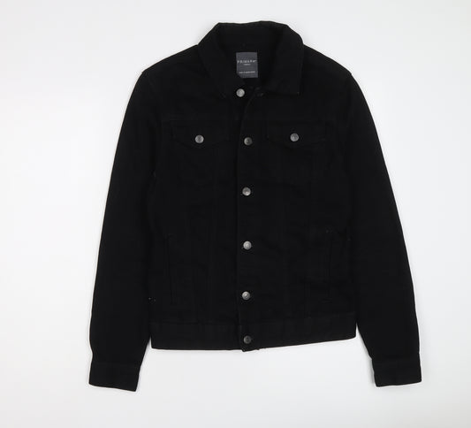 Primark Mens Black Jacket Size XS Button