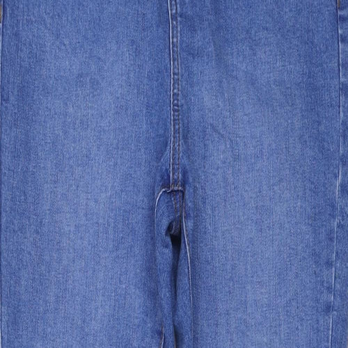 George Womens Blue Cotton Skinny Jeans Size 12 L28 in Regular Button