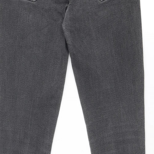 Levi's Womens Grey Cotton Skinny Jeans Size 27 in Regular Zip