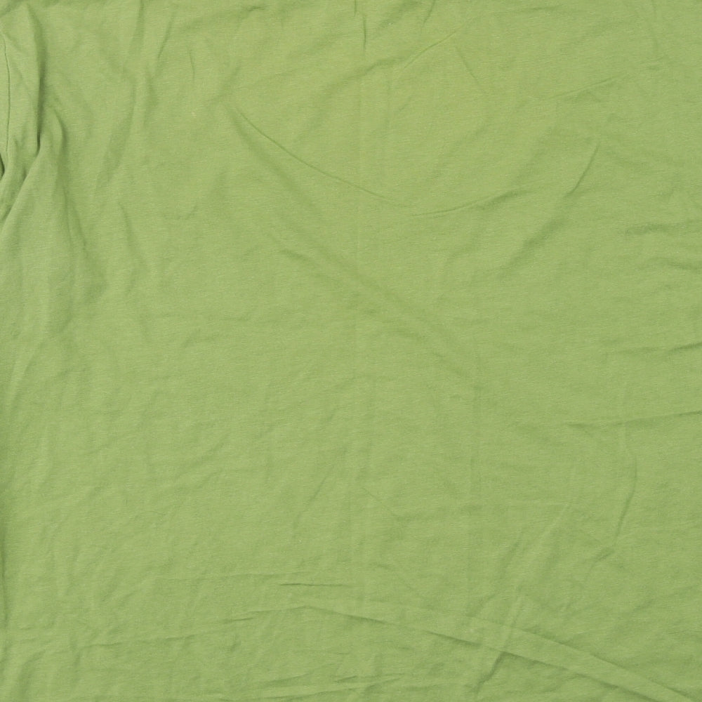 Call of Duty Mens Green Cotton T-Shirt Size XL Round Neck - Warzone