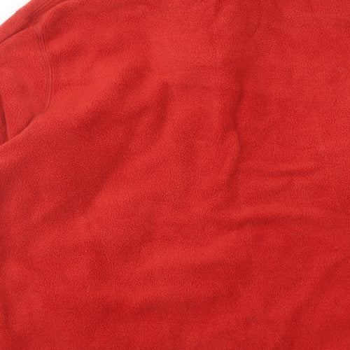 Gap Mens Red Polyester Henley Sweatshirt Size L