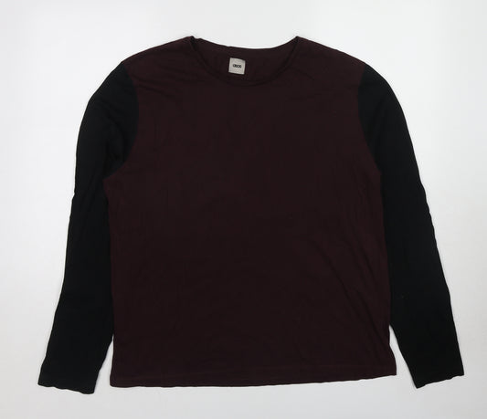 ASOS Mens Red Cotton T-Shirt Size 2XL Round Neck