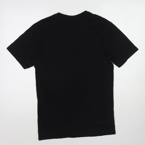Marvel Mens Black Cotton T-Shirt Size S Round Neck - Avengers