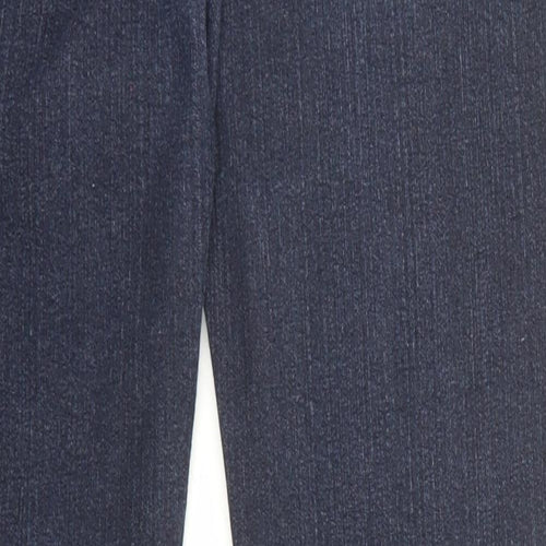 Denim & Co. Womens Blue Cotton Skinny Jeans Size 10 Regular Zip