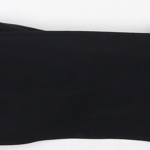 Zara Womens Black Polyester Cropped Tank Size S Off the Shoulder