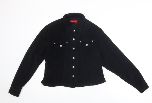 Republique Classics Womens Black Jacket Size M Button