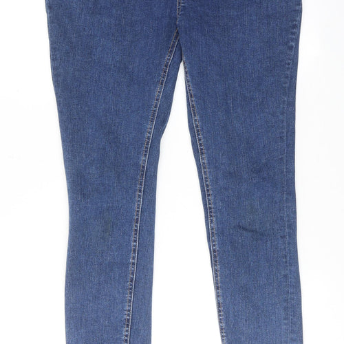 ASOS Womens Blue Cotton Skinny Jeans Size 10 Regular