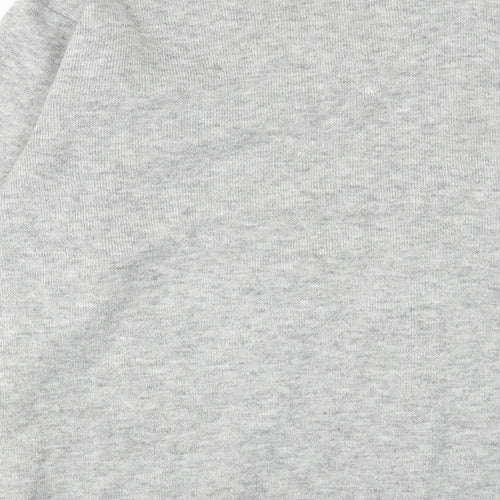 Cavalli Mens Grey V-Neck Geometric Acrylic Pullover Jumper Size M Long Sleeve