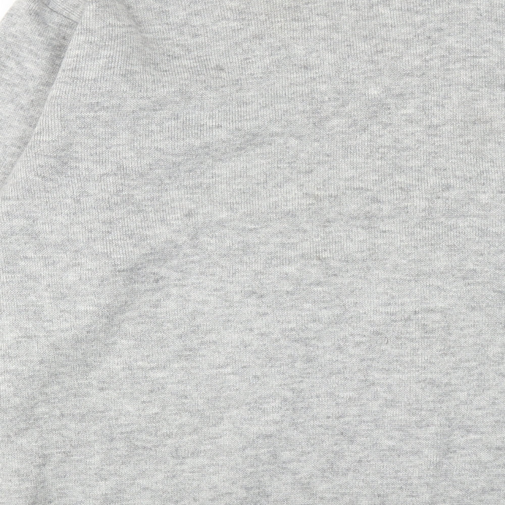 Cavalli Mens Grey V-Neck Geometric Acrylic Pullover Jumper Size M Long Sleeve