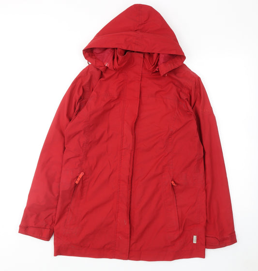 Regatta Womens Red Windbreaker Jacket Size 10 Zip
