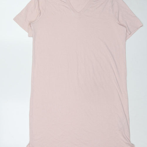 Marks and Spencer Womens Pink Solid Cotton Top Dress Size M