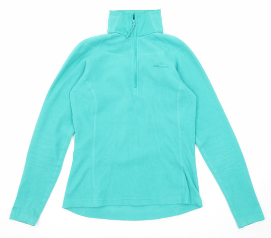 Kathmandu Womens Green Polyester Pullover Sweatshirt Size 6 Zip