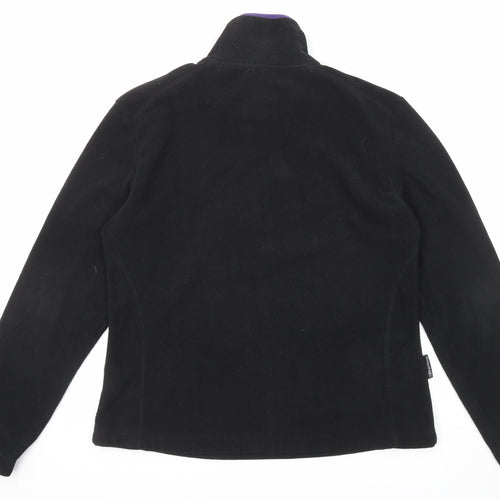 Karrimor Womens Black Polyester Pullover Sweatshirt Size 16 Zip