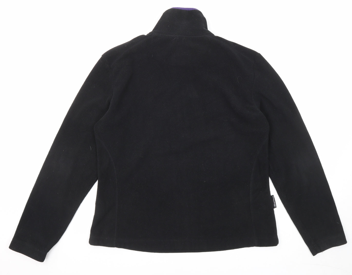 Karrimor Womens Black Polyester Pullover Sweatshirt Size 16 Zip