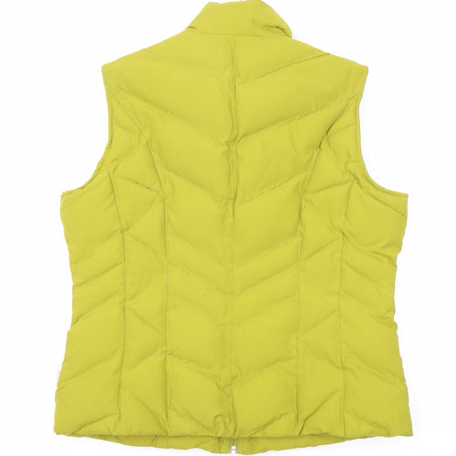 Per Una Womens Green Gilet Jacket Size M Button