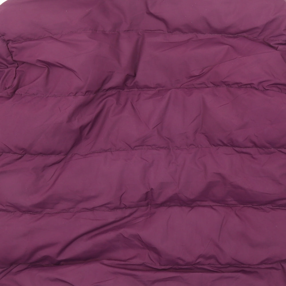 Hi Gear Womens Purple Puffer Jacket Jacket Size 14 Zip