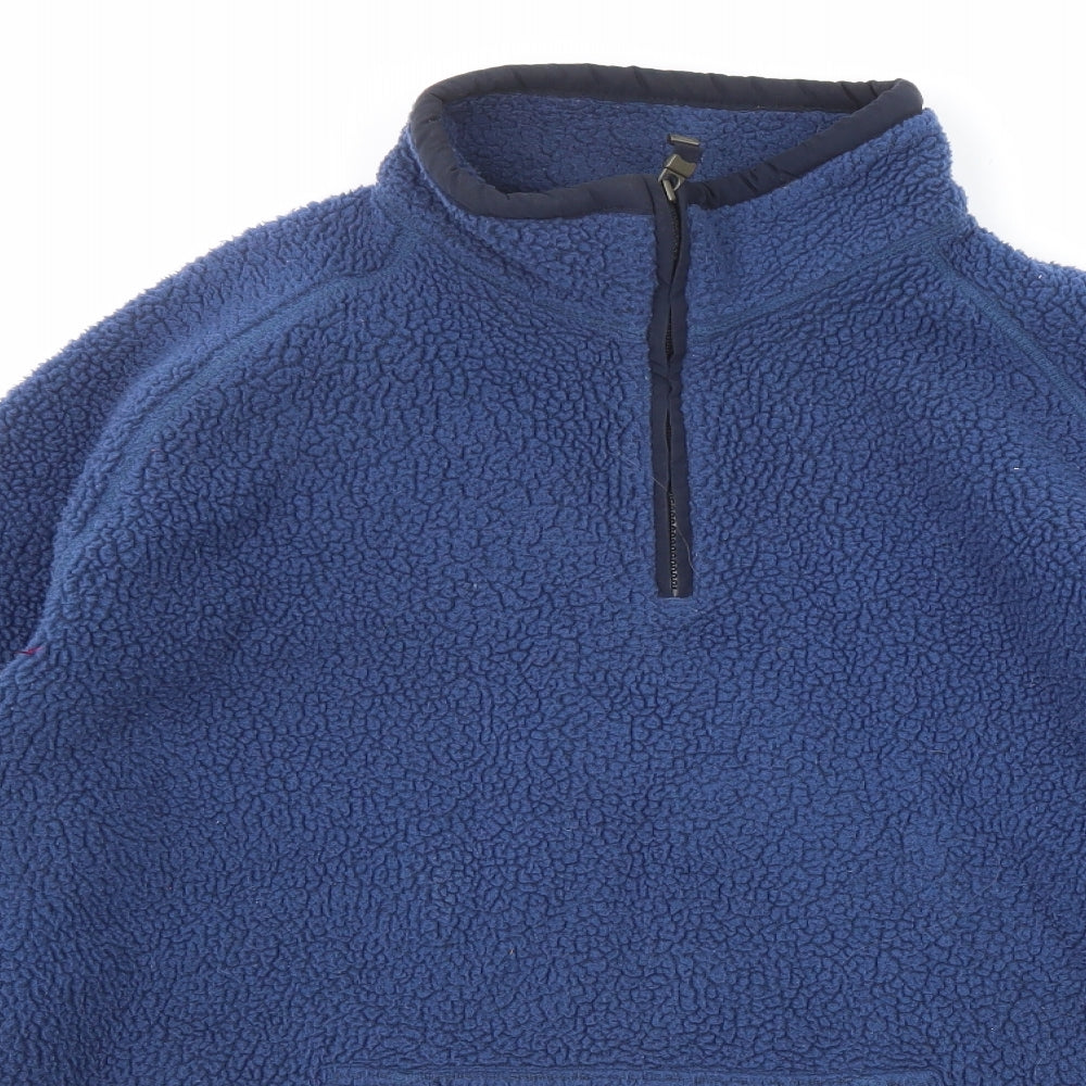 Blue Harbour Mens Blue Polyester Pullover Sweatshirt Size XL