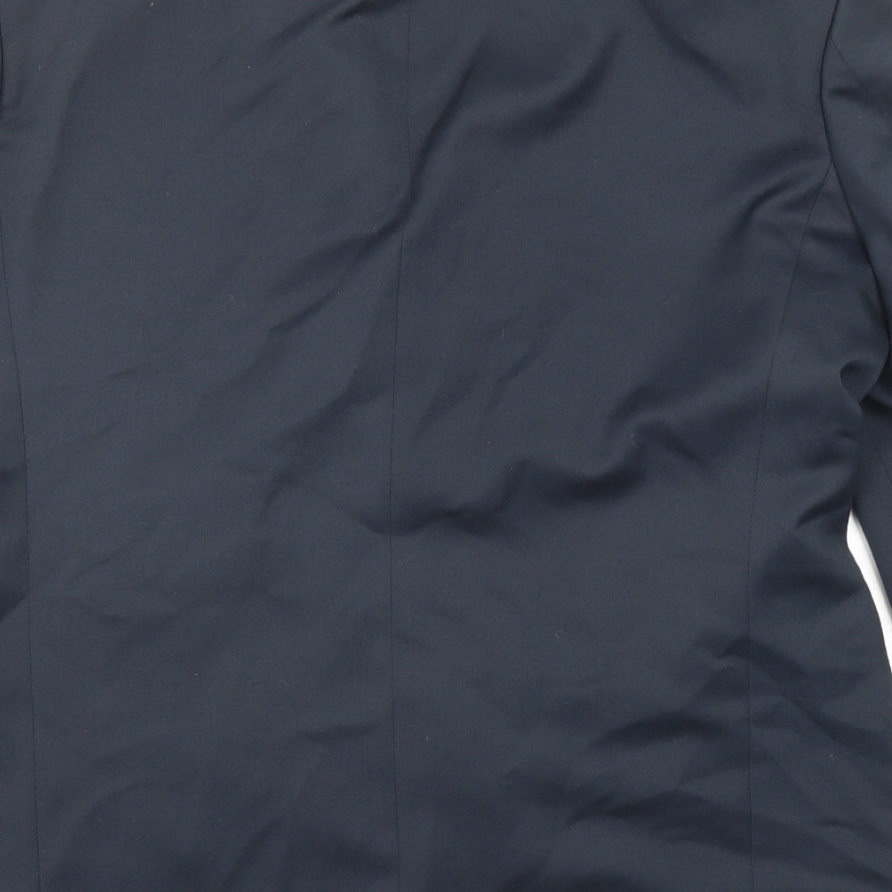 Marks and Spencer Mens Blue Polyester Jacket Suit Jacket Size 40 Regular
