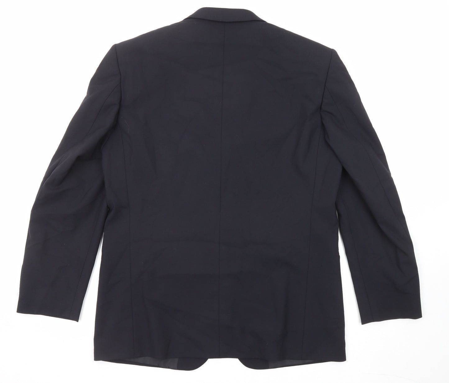 Armando Mens Black Wool Jacket Suit Jacket Size 42 Regular