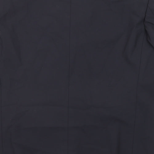 Armando Mens Black Wool Jacket Suit Jacket Size 42 Regular