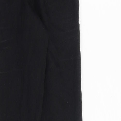 Denim & Co. Womens Black Cotton Skinny Jeans Size 6 Regular Zip