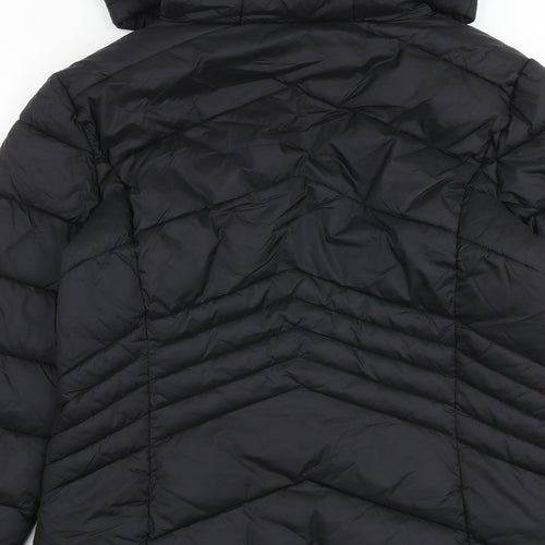 NEXT Womens Black Puffer Jacket Jacket Size 12 Zip