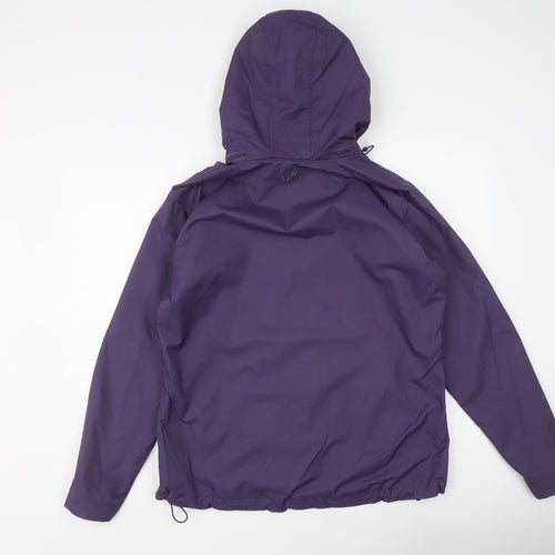 North Ridge Womens Purple Windbreaker Jacket Size 16 Zip