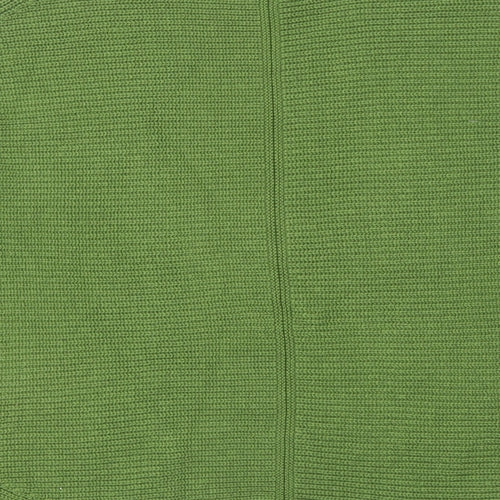 White Stuff Womens Green Round Neck Wool Pullover Jumper Size 10