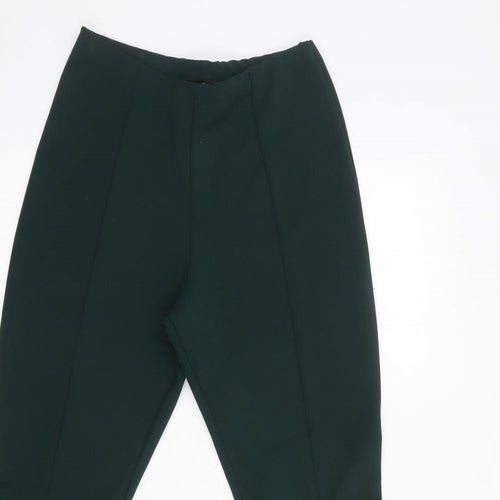 Missguided Womens Green Polyester Trousers Size 8 Regular