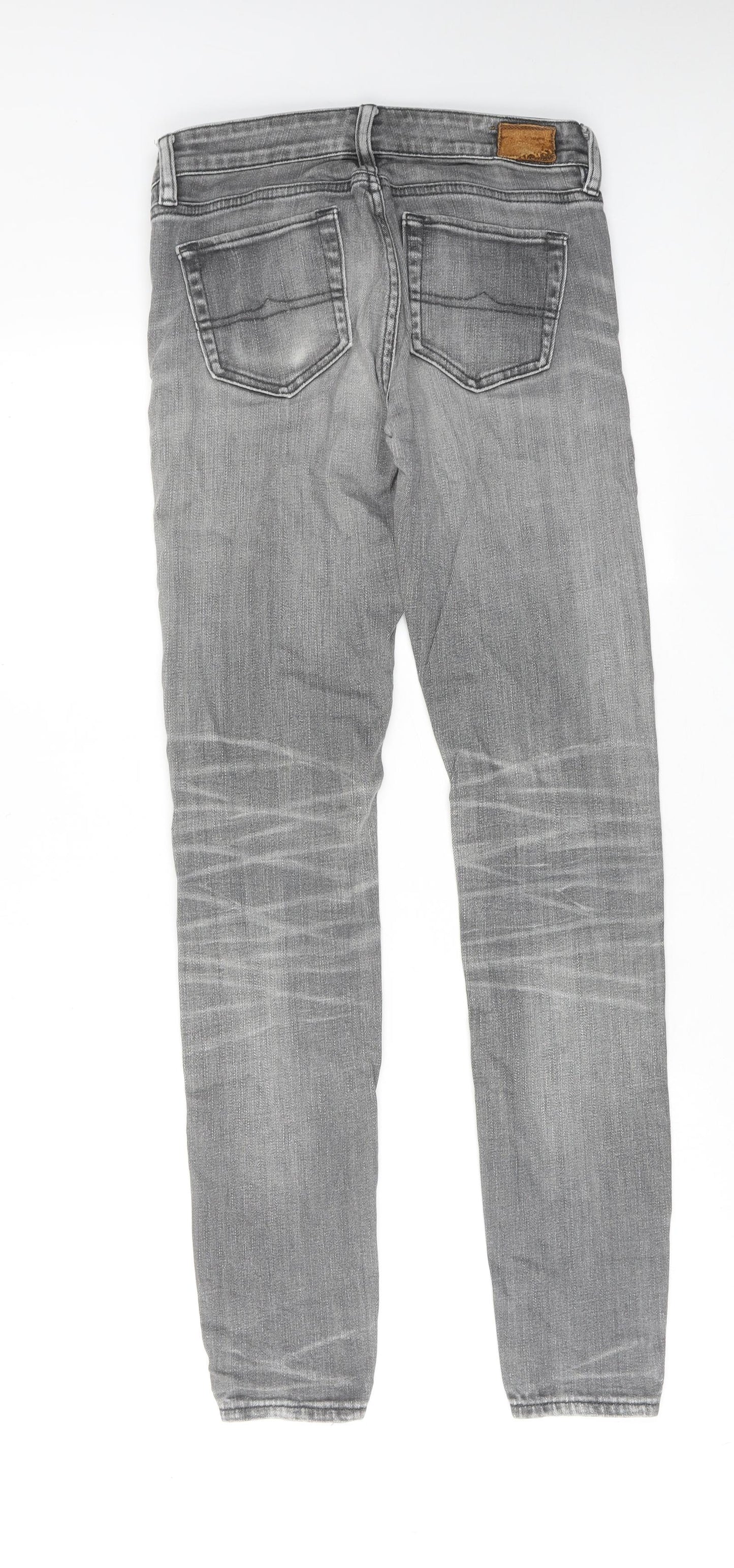 Denim & Supply Womens Grey Cotton Skinny Jeans Size 26 in L32 in Regular Zip