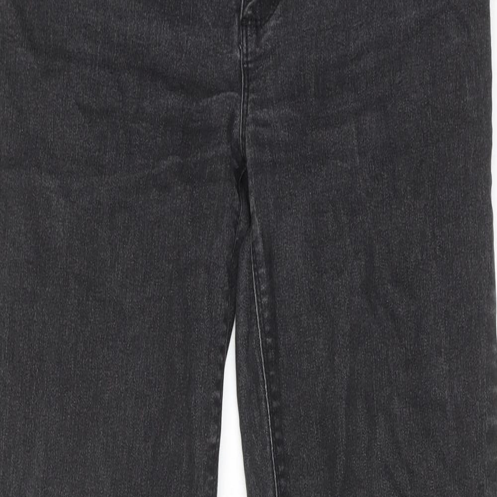 ESMARA Womens Black Cotton Skinny Jeans Size 12 Regular Zip