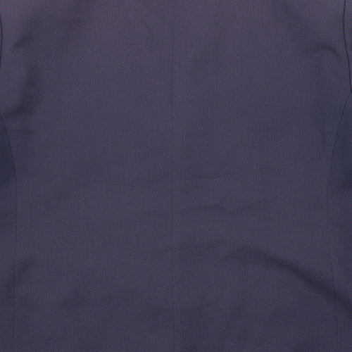 Marcelle Griffon Womens Blue Jacket Blazer Size 16 Button