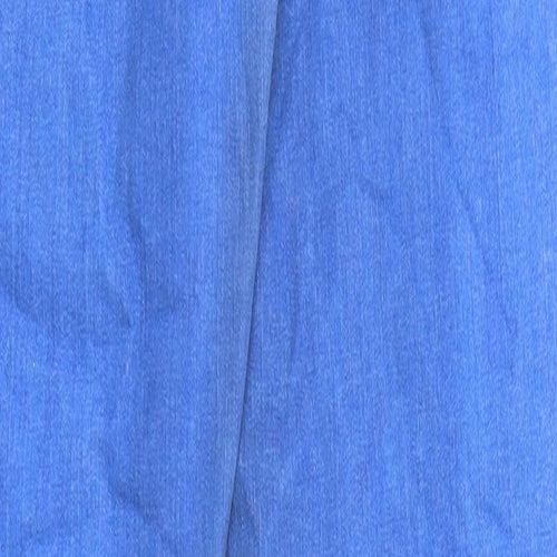 Denim & Co. Womens Blue Cotton Skinny Jeans Size 12 Regular Zip