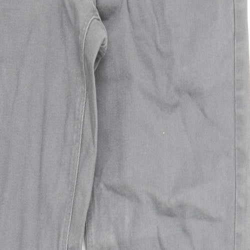 NEXT Mens Grey Cotton Skinny Jeans Size 32 in L31 in Regular Zip
