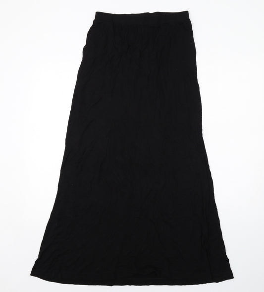 H&M Womens Black Viscose Maxi Skirt Size S