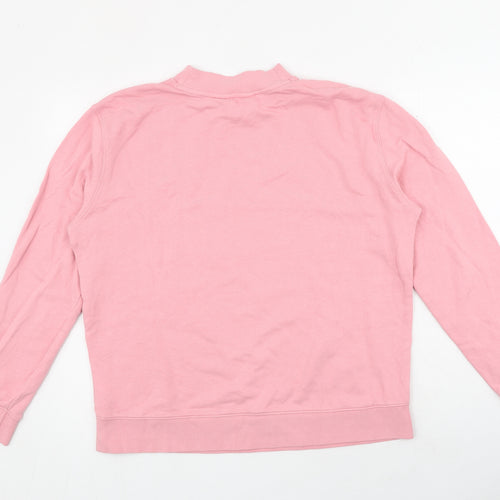 Lee Womens Pink 100% Cotton Pullover Sweatshirt Size L Pullover