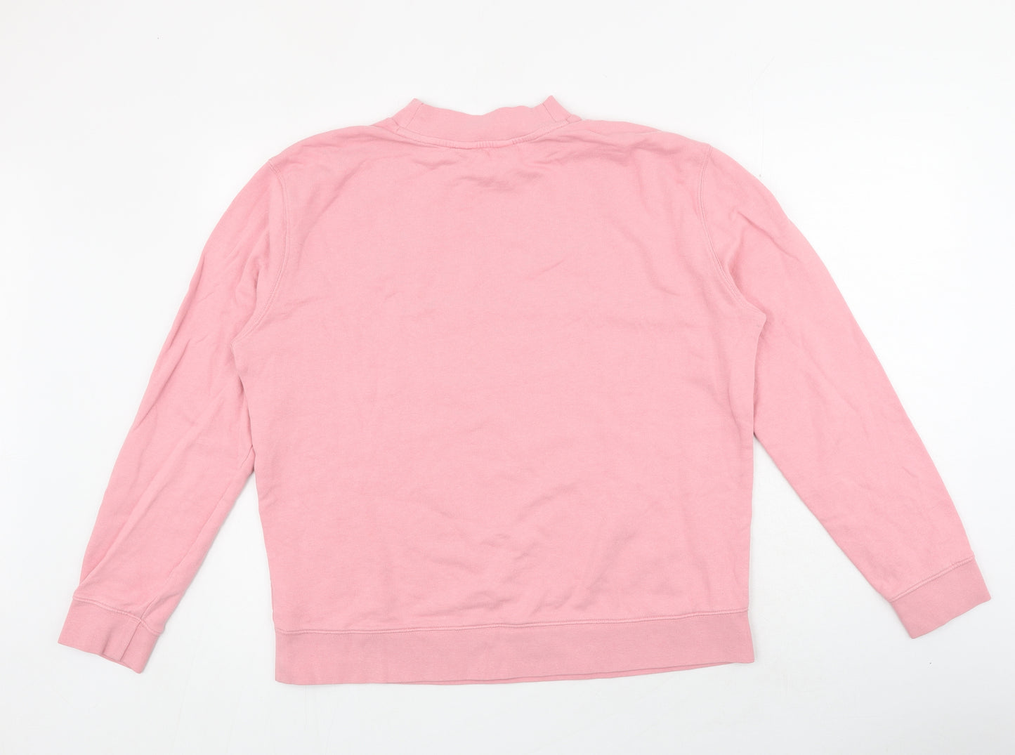 Lee Womens Pink 100% Cotton Pullover Sweatshirt Size L Pullover