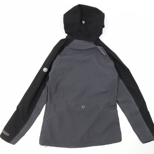 Regatta Womens Grey Windbreaker Jacket Size 8 Zip