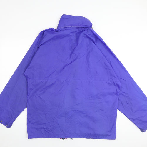Helly Hansen Mens Blue Windbreaker Jacket Size M Zip