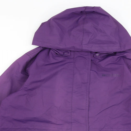 Mountain Warehouse Womens Purple Windbreaker Jacket Size 14 Zip
