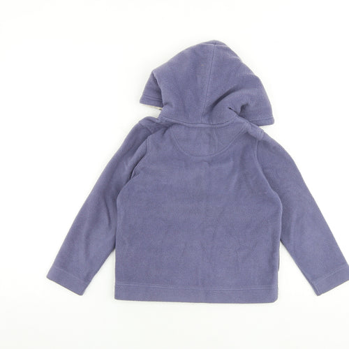 Mini Boden Girls Purple Jacket Size 5-6 Years Zip