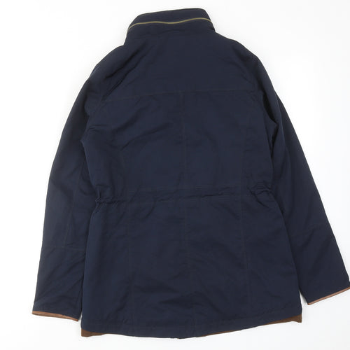 Principles Womens Blue Jacket Size 8 Zip - Contrasting Trim