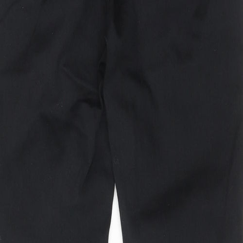 F&F Womens Black Cotton Skinny Jeans Size 12 Regular Zip - Ankle Zip