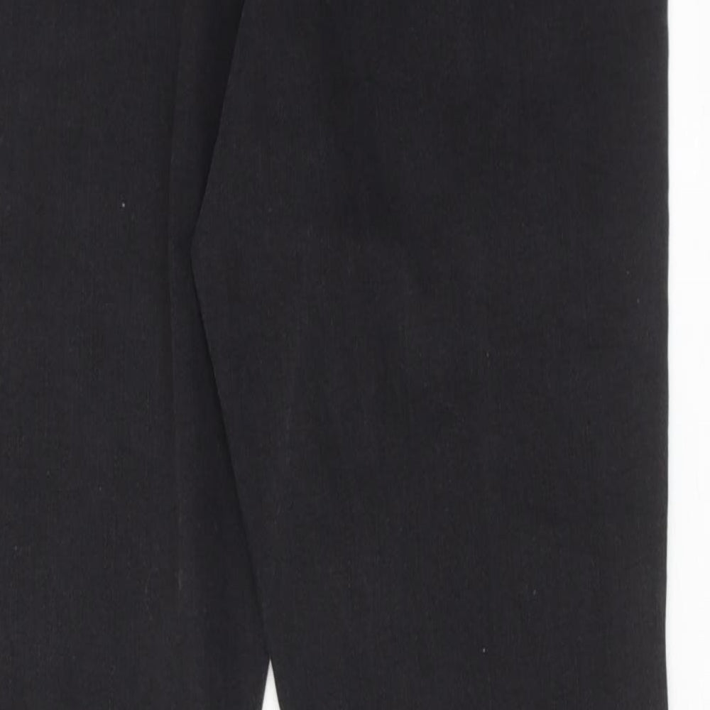 George Womens Black Cotton Skinny Jeans Size 12 Regular Zip