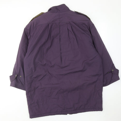C&A Womens Purple Jacket Size 14 Zip