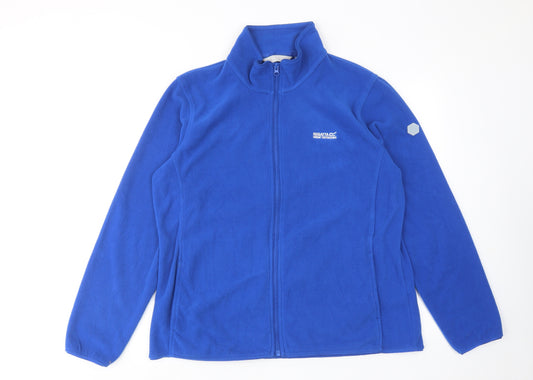 Regatta Womens Blue Polyester Full Zip Sweatshirt Size 18 Zip