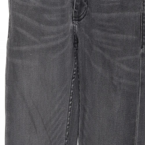 Burton Mens Grey Cotton Skinny Jeans Size 30 in L27 in Regular Button
